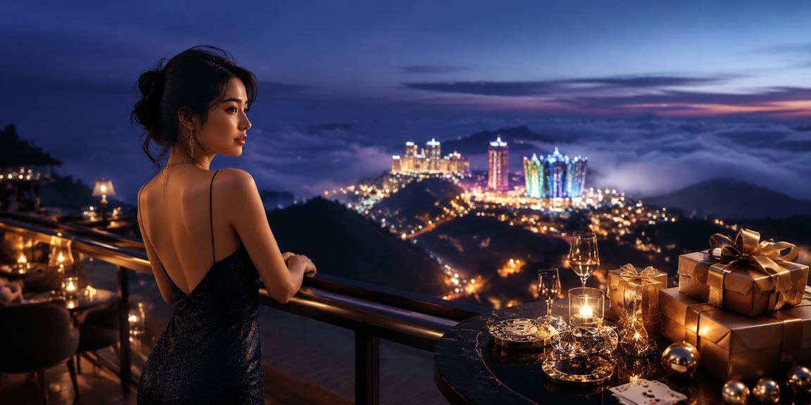 Suasana hiburan kasino di Genting Highlands Malaysia